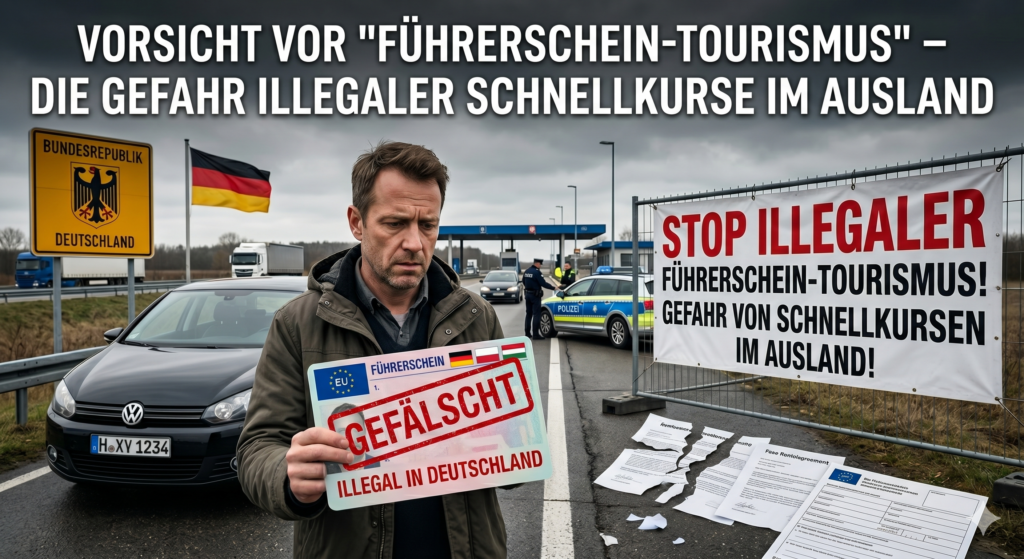 Vorsicht vor „Führerschein ohne Anwesenheit“: So erkennen Sie Betrugsmaschen